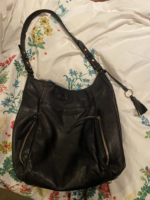 MINT VELVET BLACK leather shoulder bag 20.00 PicClick UK