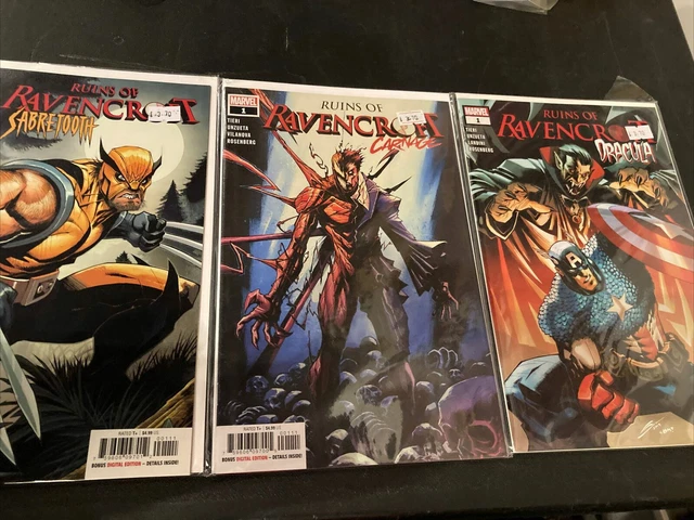 Ruins Of Ravencroft #1 - Dracula, Sabretooth And Carnage Variants