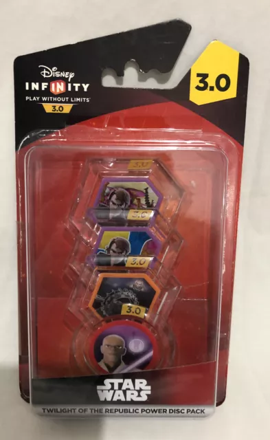 Disney Infinity 3.0 Star Wars Twilight of the Republic Power Disc Pack New Seale