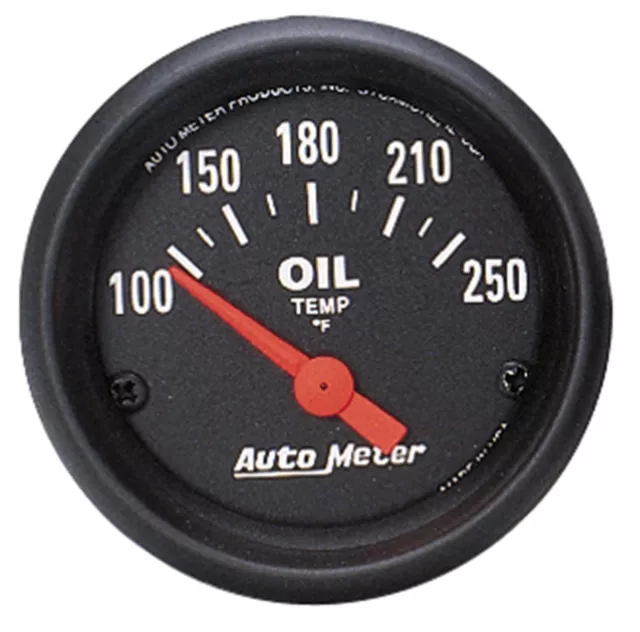 Auto Meter Z-Series Electric 100-250 Deg F Oil Temperature Gauge 2-1/16" (52mm)