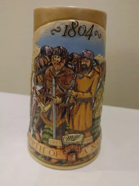 Miller Genuine Draft Birth of a Nation 1804 Fourth In Series Beer Stein Mug