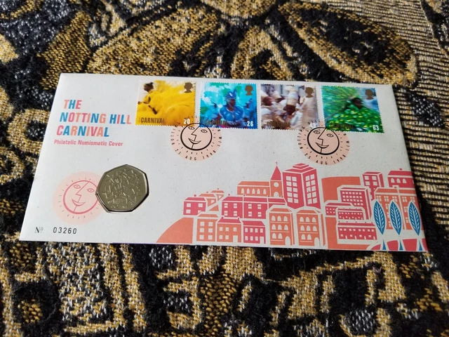 Great Britain First Day Cover - 50 Pence 1998 - Notting Hill Carnival - Q40