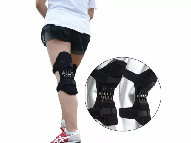 Kniestütze Orthese schwarz, unisex, leicht, atmungsaktiv, Bandage, Knie, Sport