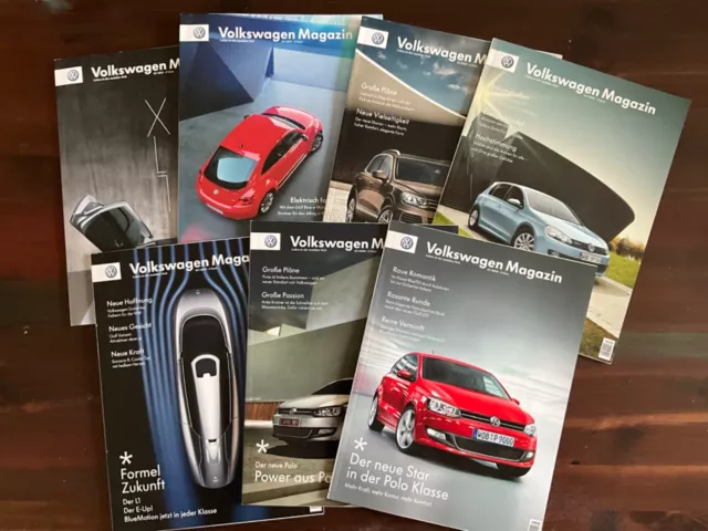 VW Magazin 7 Stück von 2009 (kompletter Jahrgang) 1 x 2010, 2 x 2011