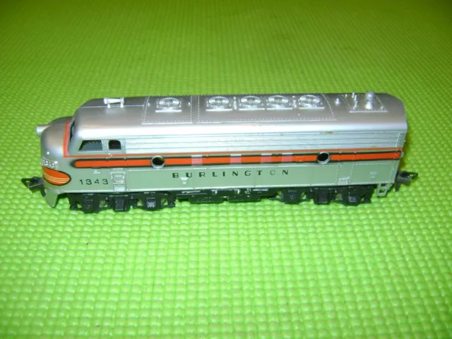 FLEISCHMANN HO Locomotive Diesel Burlington Ref 1343 Ho Scale EUR