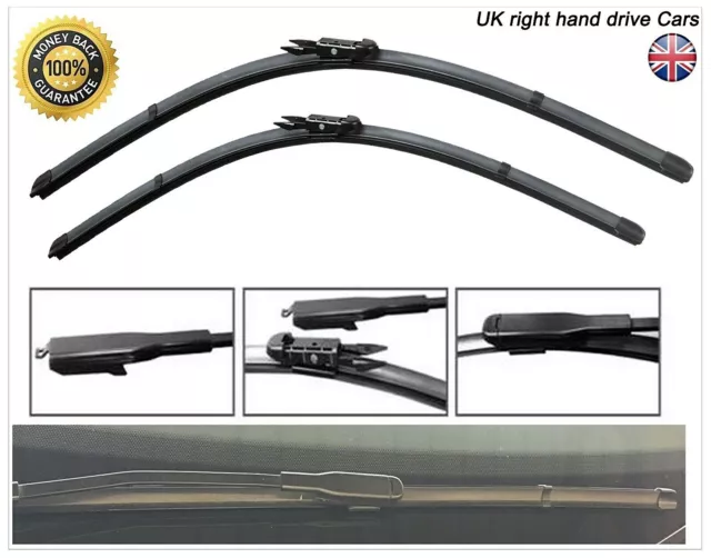 For MG MG6 2010-2020 Brand New Front Windscreen Wiper Blades 24"19"