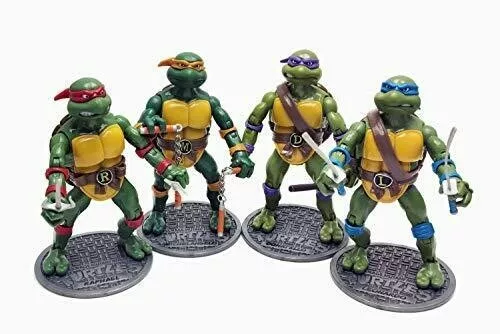 Teenage Mutant Ninja Turtles Action Figure 4 PCS Set giant 6 inches