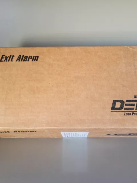 2 DETEX EAX-500 Exit Door Alarm with Lock cylinder and 2 keys EAX-500SK1xMC65AA