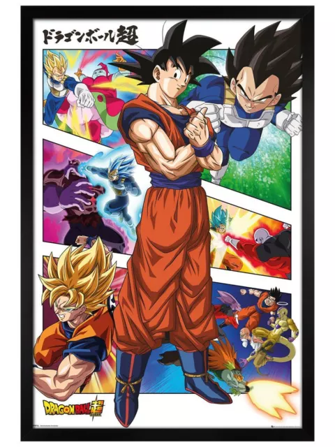 Dragon Ball Super Poster Goku Black SuperSJ Rose 12inx18in Free Shipping