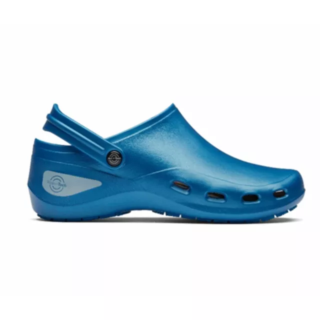 Toffeln WearerTech Invigorate Washable Clogs Nurses Comfortable Shoes Blue 2-13