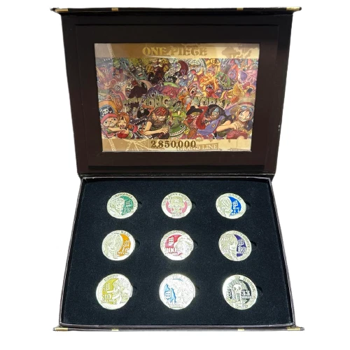 Jump Comics limited One Piece Straw Hat Crew Treasure Coin Set