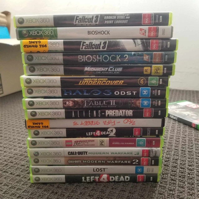 Xbox 360 Games - Select dropdown