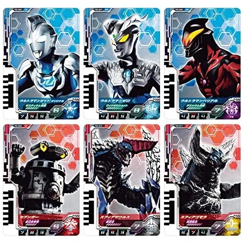 BANDAI Ultraman Decker DX Ultra Dimension Card 01 Ultraman Z & Zero Set JAPAN