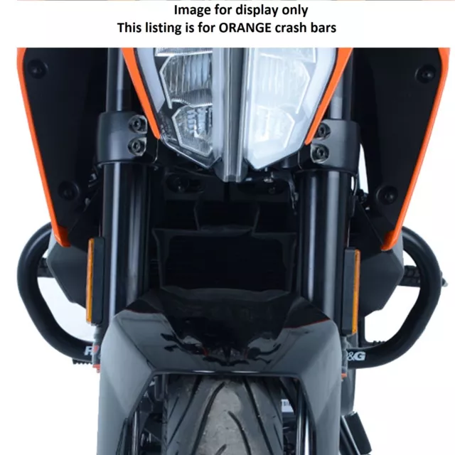 KTM 125 Duke 2017-2022 R&G racing ORANGE adventure crash bars engine protectors