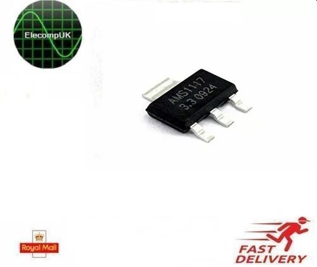 Buy AMS1117-3.3V, 1A, SOT-223 Voltage Regulator IC (Pack Of 5 ICs) Online At Best Price In India - Foto 10