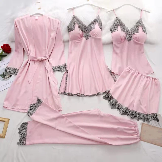 Nuisette Twin-Set Simona Barbieri En Soie Et Dentelle - Taille S - Couleur Taupe - Neuf Avec étiquettes