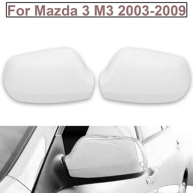 Rétroviseur Côté Passager Bouchon Blanc 1 Paire Luxueux Voiture Accessoires