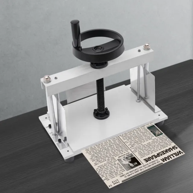 Manual Flat Paper Press Machine Flattener Book Binding Pressing Heavy Duty Tool