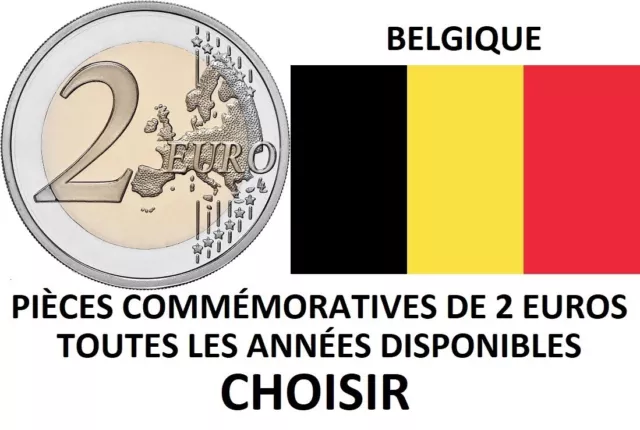 Belgique - TOUTES ANNÉES DISPONIBLES  2005 / 2024 - 2 Euro Commemorative  - UNC