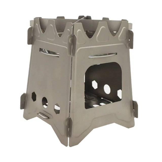 Stufa Da Campeggio Firebox Pieghevole A Legna, 2 In Scatola, Modello Bushcraft - Foto 4