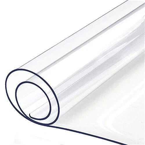 Table Protector Kitchen Dining Room Wood Furniture Cover Clear Plastic Tablec...