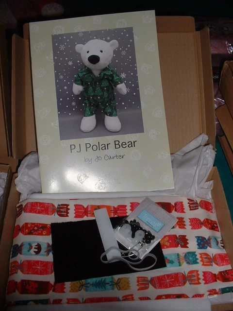 COMPLETE BOX TO make soft toy with intructions and fabric as pictured £ ...