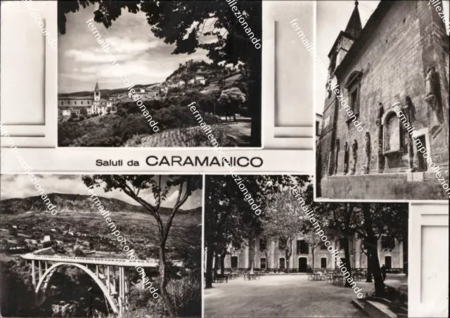 aq602 cartolina  saluti da caramanico terme provincia di pescara abruzzo