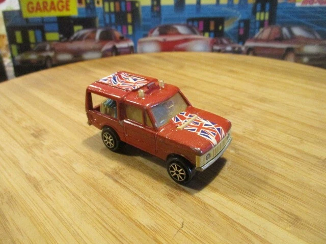 Lot De 7 Voitures Majorette Anciennes - Ambulance, Pompiers, Range Rover, Vintage, Occasion