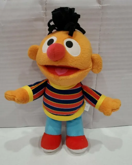 Sesame Street ERNIE Fisher Price 10" Stuffed Animal Toy 2002 Plush Doll