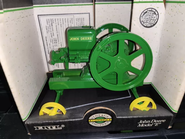 Rare John Deere Model E Wrong Way Flywheel Hit Miss 1990 Ertl Mistake Engine