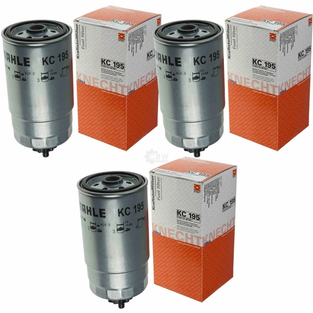 3X MAHLE / KNECHT KC 195 Kraftstofffilter Filter Fuel EUR 55,14 ...