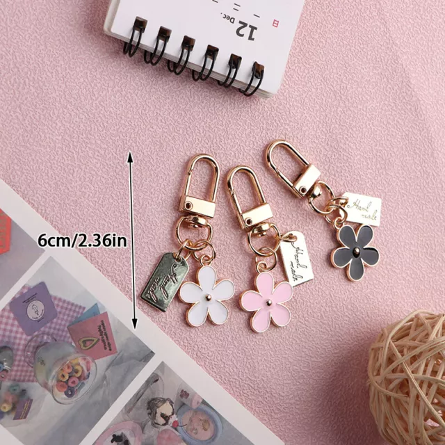 Flower Keychains For Women Bag Charm Key Chain Car Key Ring Pendant For Handbag 3