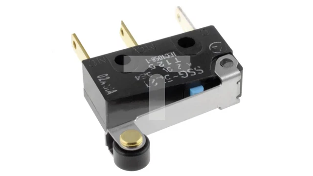 Microswitch SNAP ACTION with a lever (with a roller) SPDT Pos 2 SSG-5L2T /T2UK