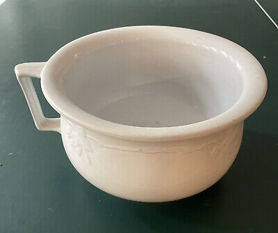 Vintage Royal Stone China Wedgwood & Co Chamber Pot Large Bowl 3