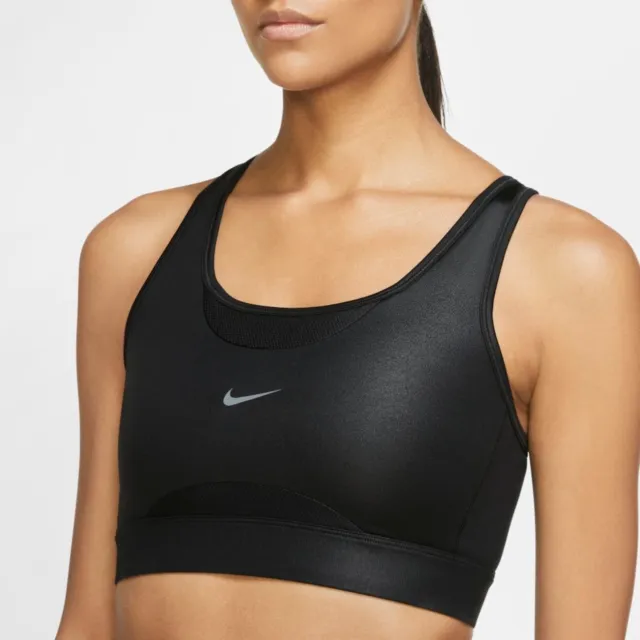 Nike Swoosh Medium Support Bra (Black) - Small - New ~ CT3789 010