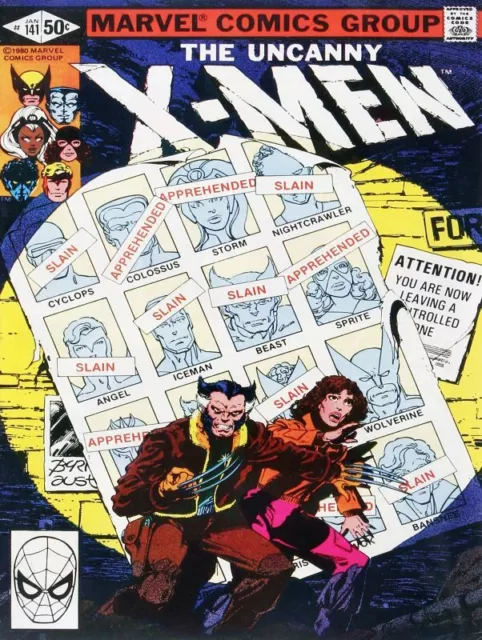 The Uncanny X-Men #141 NEW METAL SIGN: Days of Future Past