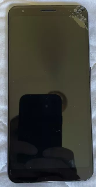 Google Pixel 3 XL - 64GB - Just Black (Unlocked) *damaged Screen*