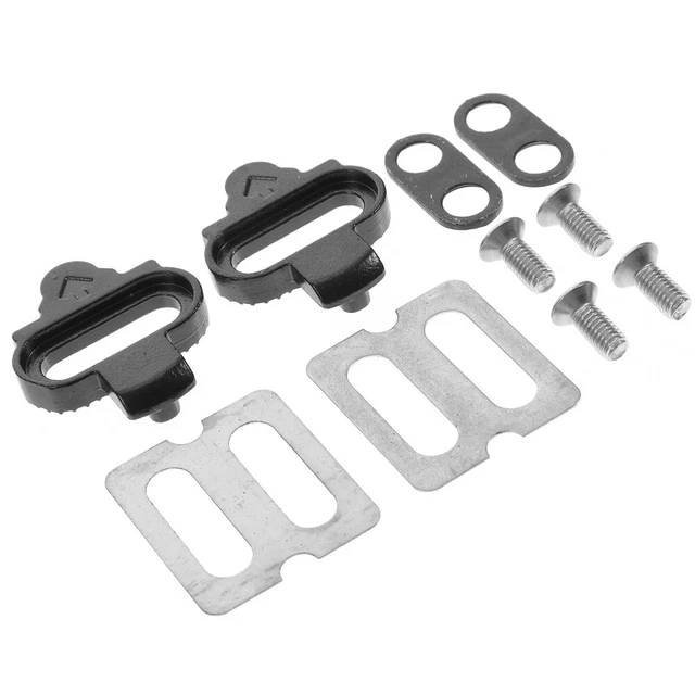 Lot De 2 Cales Pour Pédales Sans Clips (SPD) - Compatibles VTT, Route, Vélo D'intérieur, Antidérapantes