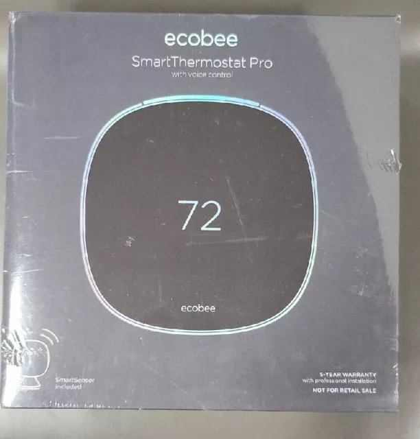 ecobee EB-STATE5-01 Smart Thermostat with Smart Sensor - Black ecobee EB-STATE5-01 Smart Thermostat with Smart Sensor - Black