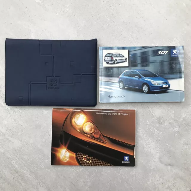 Peugeot 307 Owners Manual Handbook & Wallet Pack MK1 2001-2005 Saloon & Estate