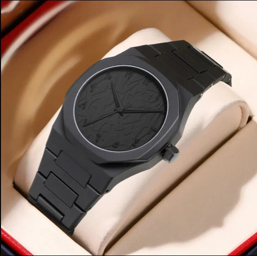 Montre Vintage Lov LCD Quartz - Boîtier Acier 35mm, Bracelet Acier, Style Rétro Sport Années 2000