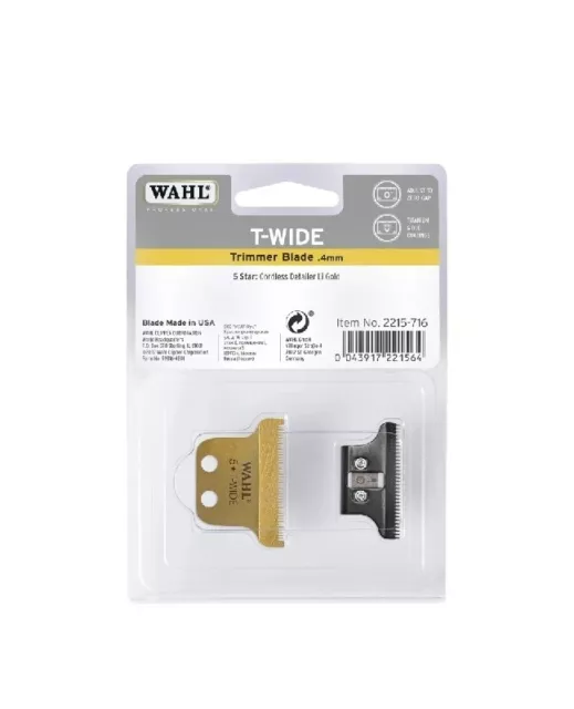 Wahl Gold Detailer Li Replacement T-Wide Blade