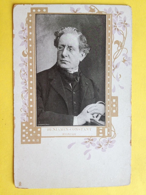 cpa Portrait de Benjamin CONSTANT (1845-1902) Paris PEINTRE et GRAVEUR