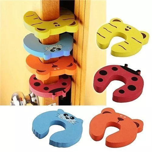 Bulk 5x Kids Door stopper Baby Finger Pinch Guard Protector Jammers Kids Safety
