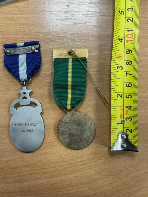 A pair of Masonic medals Royal hospital & Samaritan Fund 3
