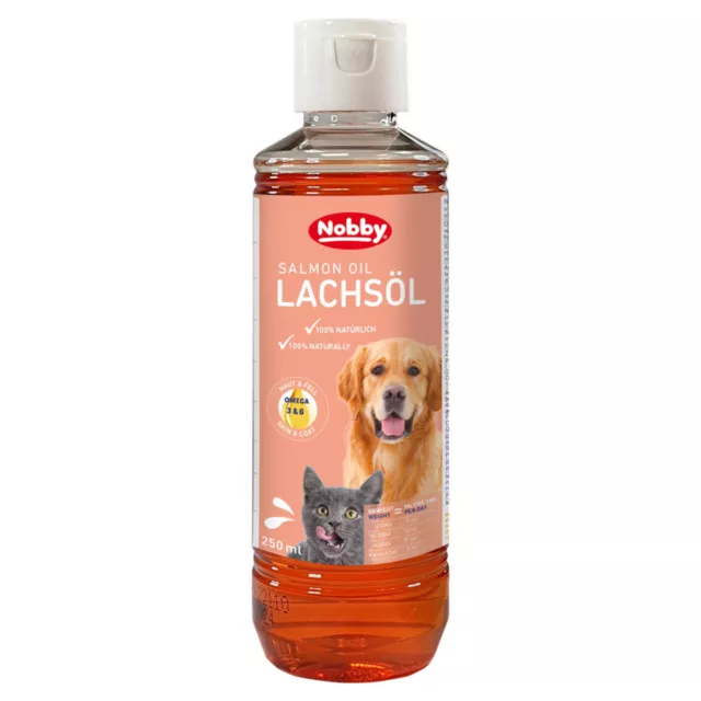 Nobby Olio Salmone 250 ML per Cani, Nuovo