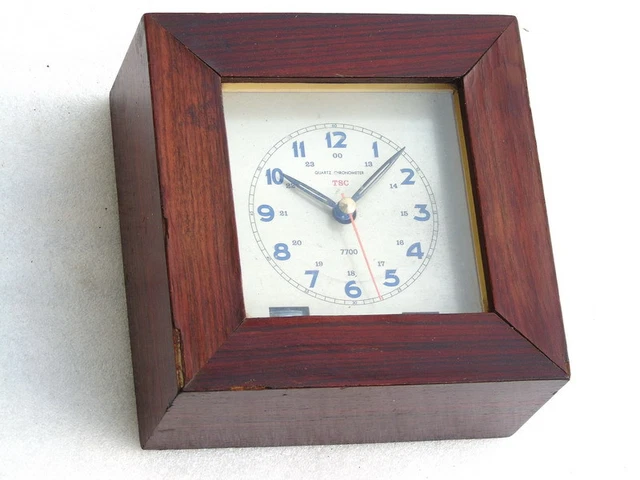 Vintage Tsc Tokyo Japan Quarz Schiff Marine Chronometer Uhr Navigation Uhr