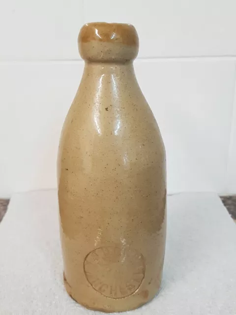 Antique Stoneware Ginger Beer Bottle P Dowd Manchester