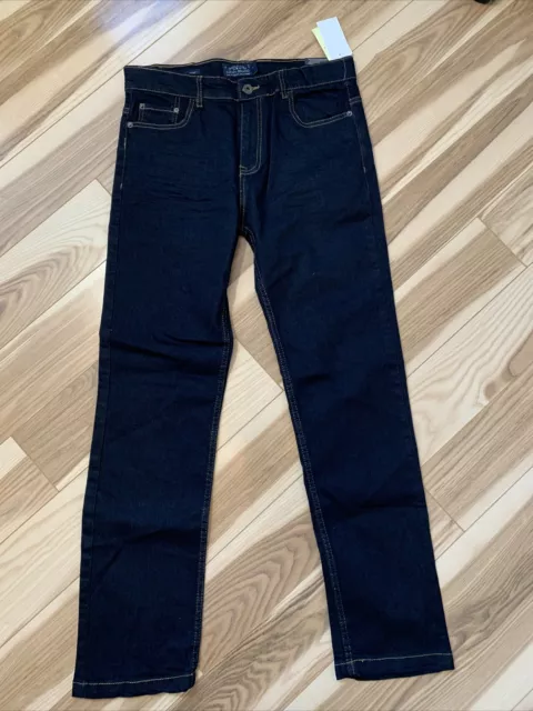 Lucky Brand Classic Straight Boys Denim Jeans | Size 18 NWT Dark wash