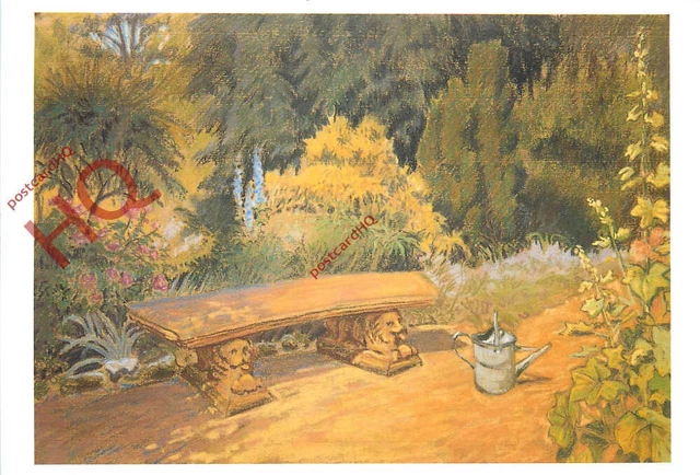 Picture Postcard: Hawstead, the Stone Seat, South View, Glyn Hammond